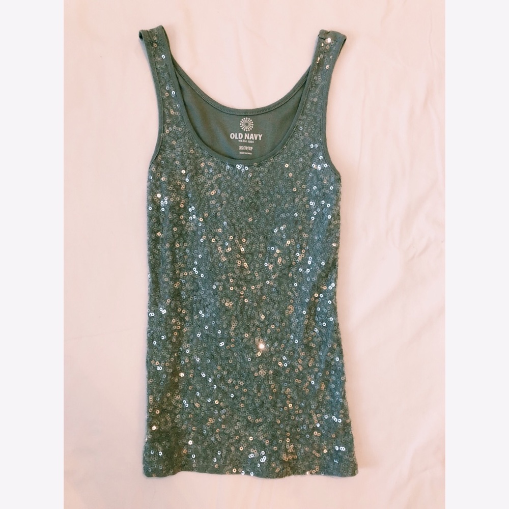 Old Navy sequin tank top